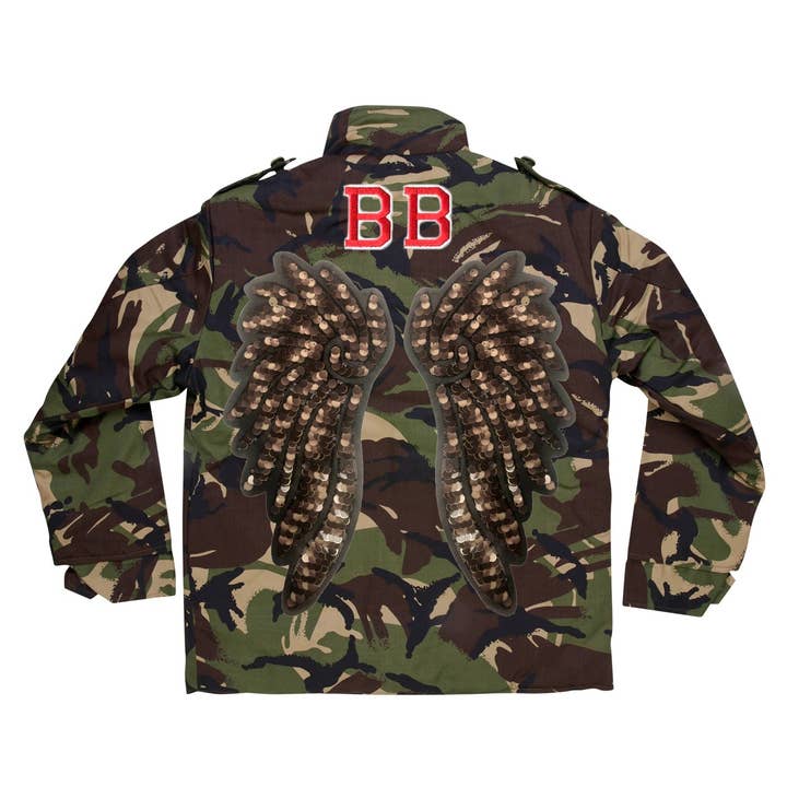 Bronze Wings Camo-Jacke für den Großhandel von Cat in the Hood