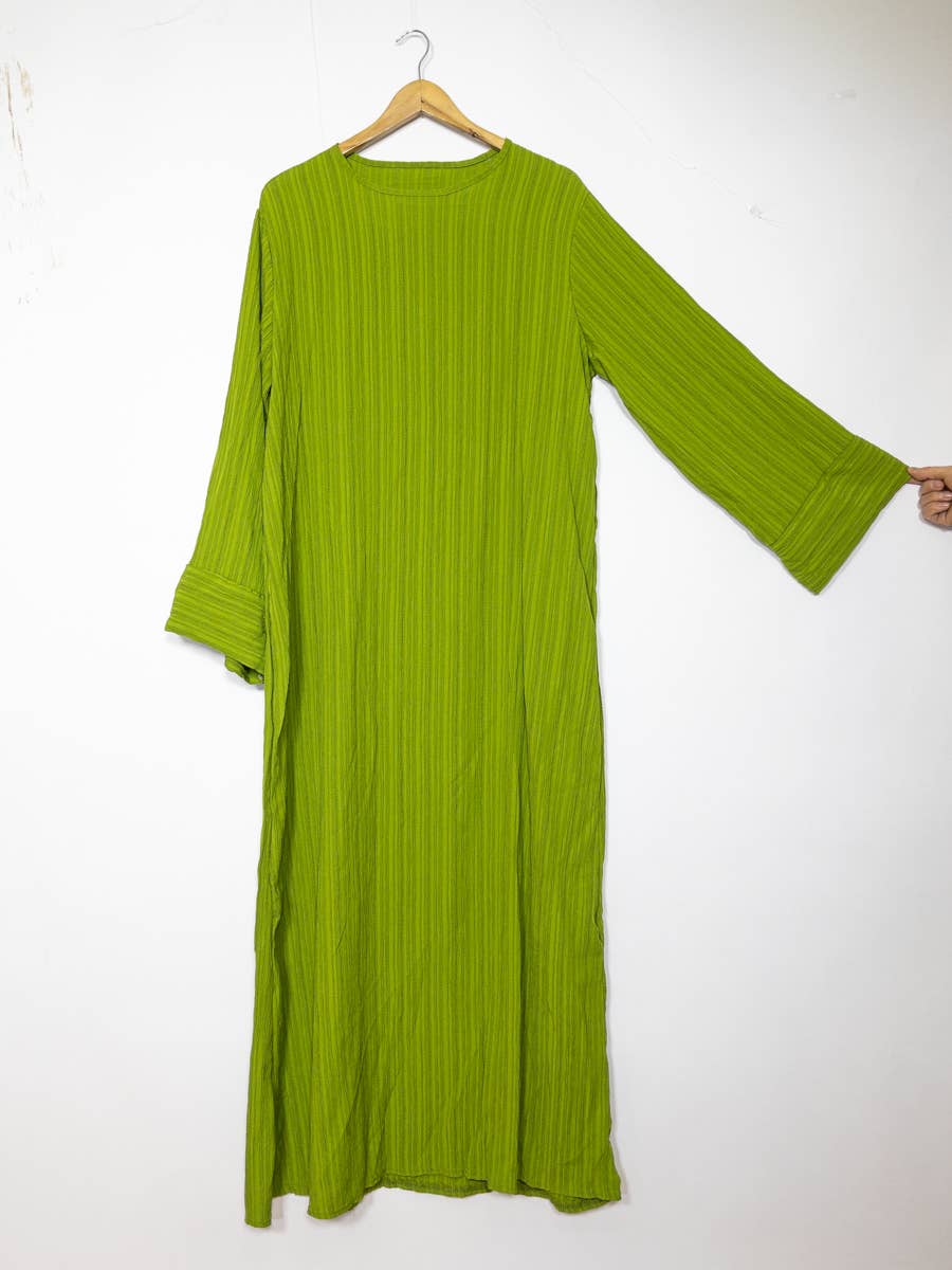 IDEAL OUTFIT – Engroshandel Kaftan - Dame – Lang abaya med vide ærmer, ref:2387ff4