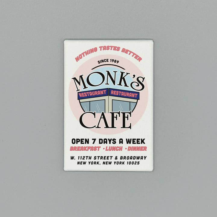 The Red Swan Shop - Wholesale Magnet - Souvenir Magnet - Seinfeld - Monk's Cafe