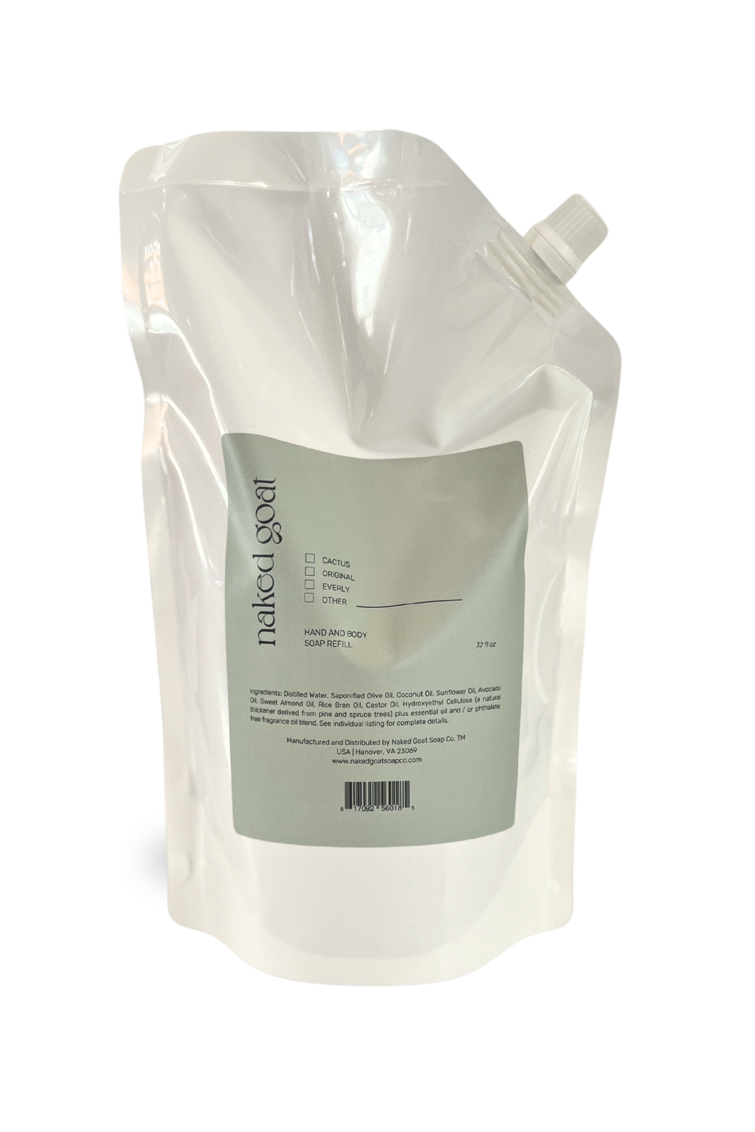 Naked Goat ™ - Wholesale Body Wash/Shower Gel - Everly Botanical Liquid Soap1