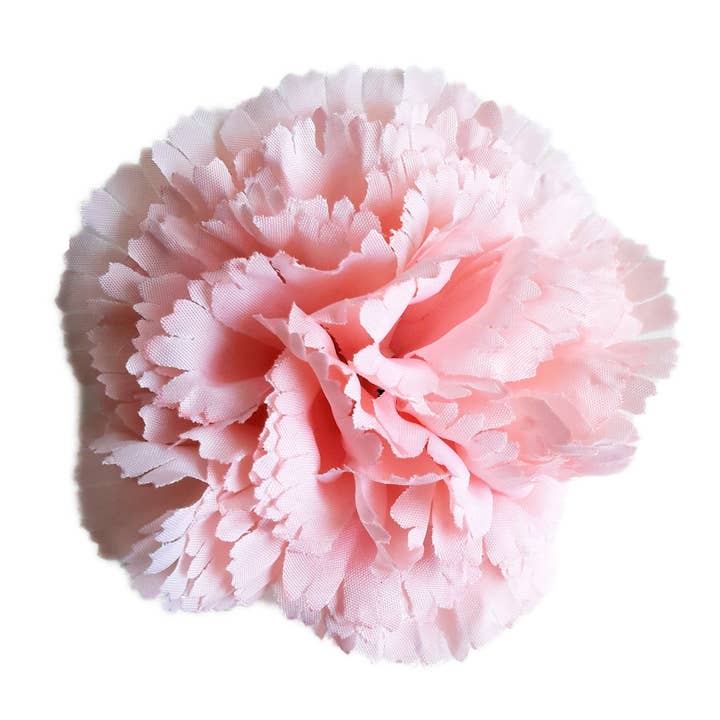 BRANDELIA - Vente Fleurs artificielles - Poil fleur d'oeillet flamenco Ø9cm · Rose pâle