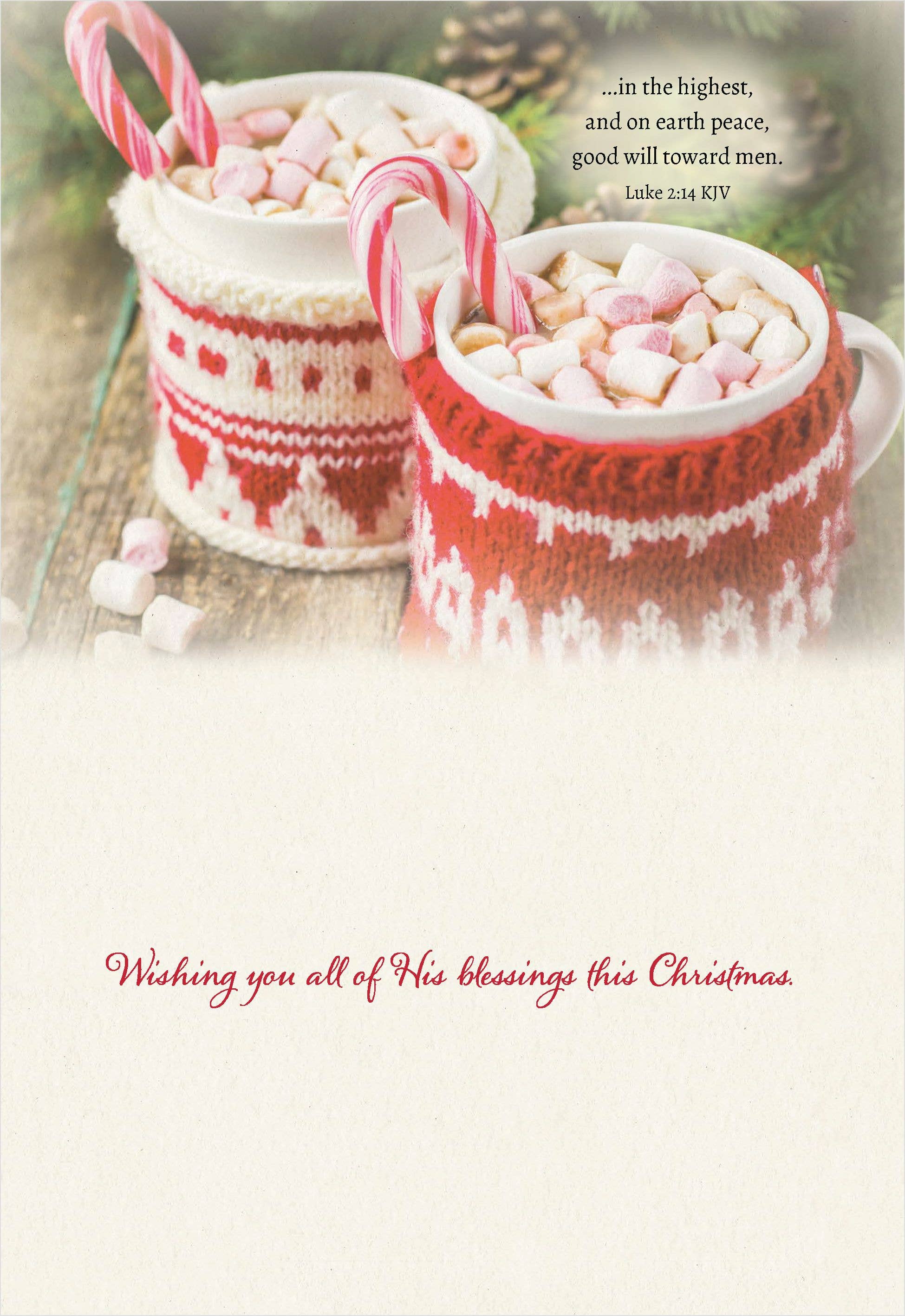 Crown Point Graphics - Vente Cartes de Noël - Cartes de Noël religieuses en boîte - Noël douillet KJV16