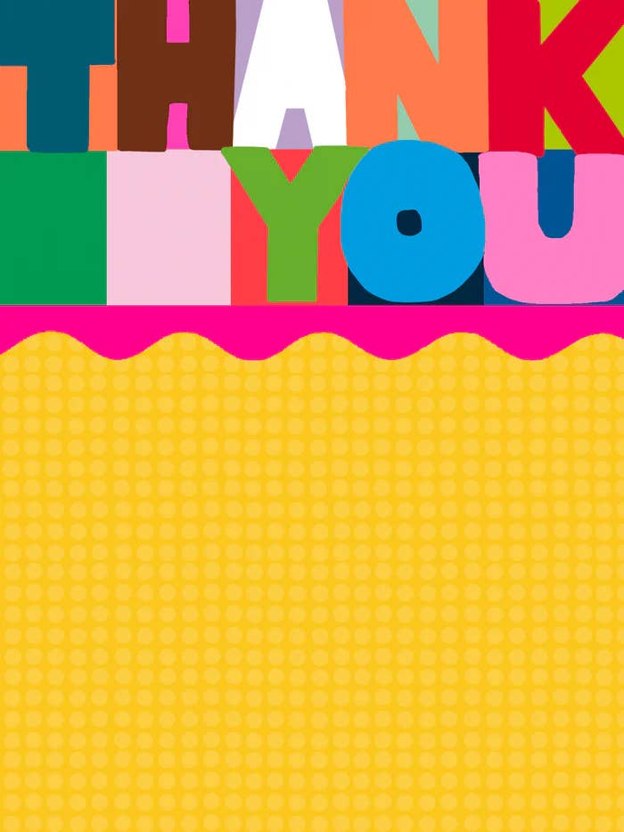 Merci Checkered pour la vente par Paper Salad