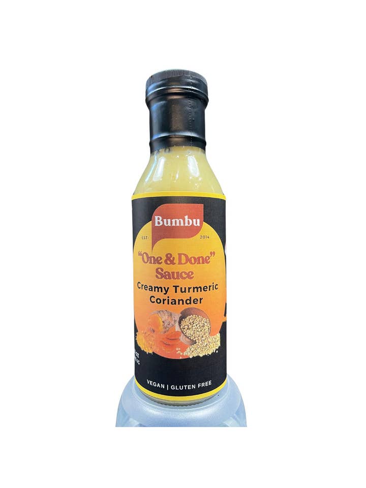 Creamy Turmeric Sauce Retail 12oz for wholesale by 17000 Flavors of Indonesia