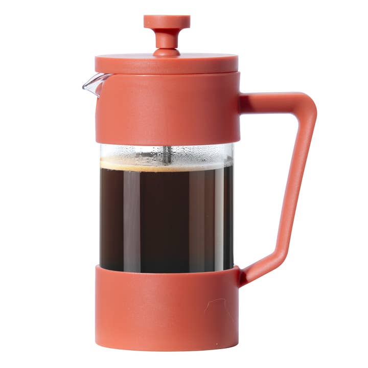 Oggi - Wholesale French Press - 3 Cup French Press Coffee Maker (350 ml, 12 oz) Red