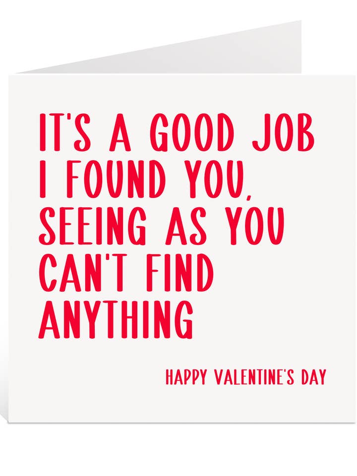 Funny Valentine's Day Card for wholesale by Creationery