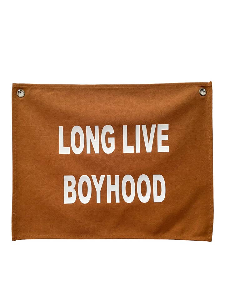 Long Live Boyhood Banner for wholesale by Hope Rainbows