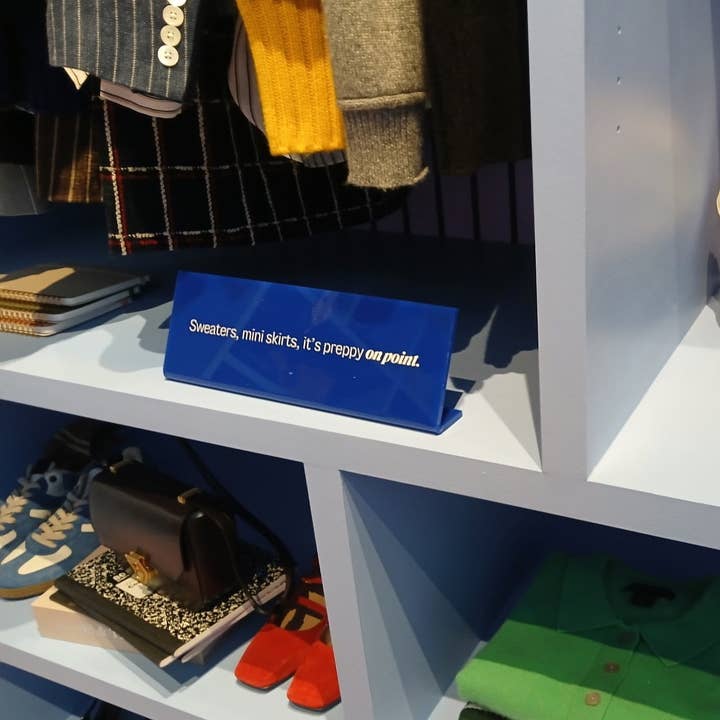 Signs and Mirrors – wholesale Desk riser – #028 - Opaque Acrylic Table Top Stand4