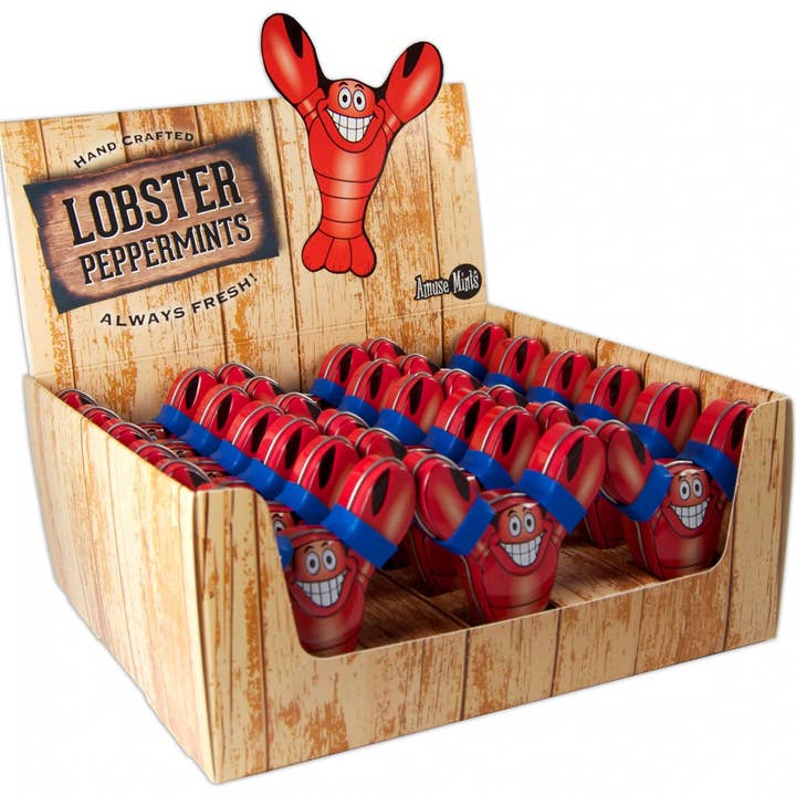 AmuseMints - Wholesale Mints - Lobster Shaped Mint Tin1