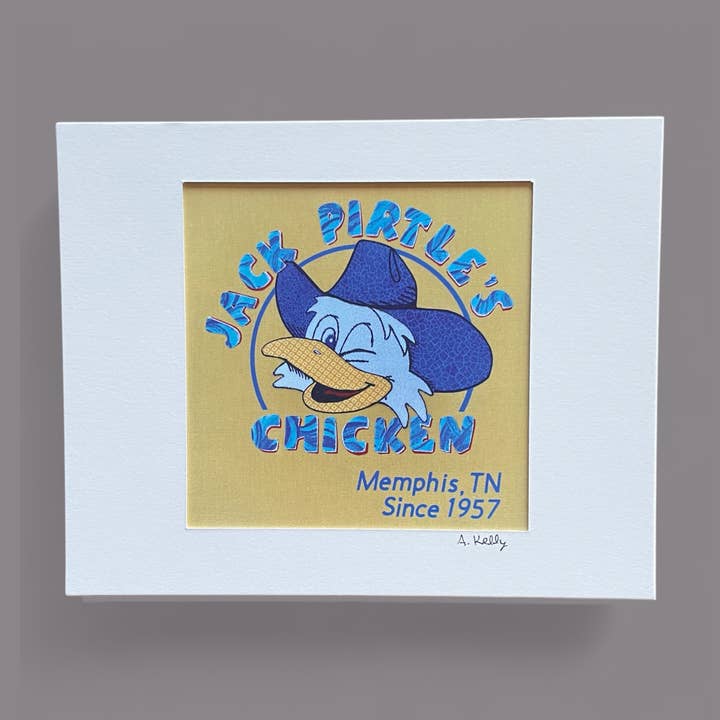 Jack Pirtle's matted print 8x10 for wholesale by AnnaMade Designs