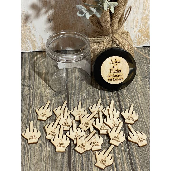The Lantern Boutique - Wholesale Gag Gift/Novelty Gift - A jar of fucks - Gag Gift - Funny Gift