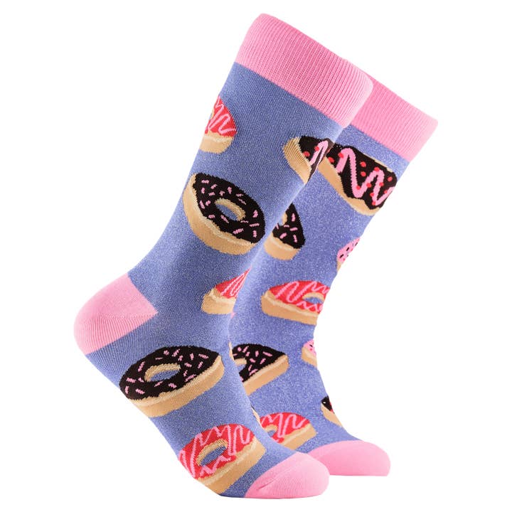 LILAC LUREX Doughnuts Socks for wholesale on Faire