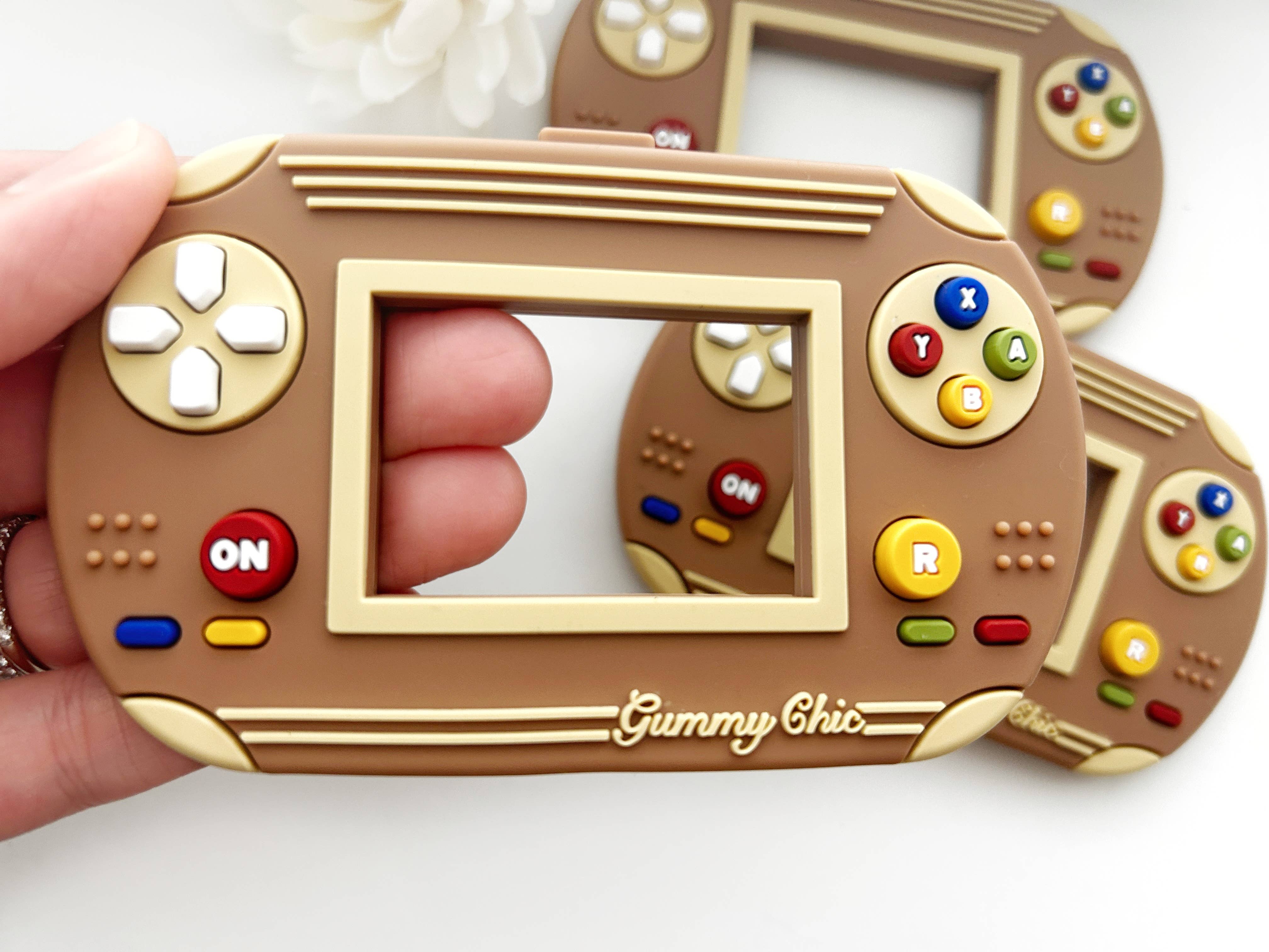 Gummy Chic - Wholesale Teether (Not Clip-On) - Baby - Retro Nostalgia Video Game Silicone Teether Toy -Infant Gift9