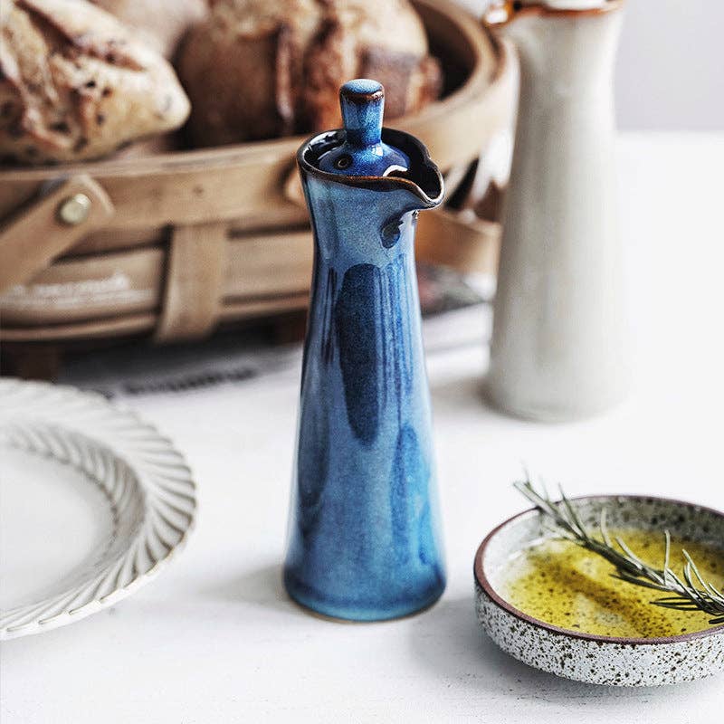 Gohobi （We cover U.S. import duties） - Venta al por mayor Dispensadores de aceite/vinagre - Botella de condimentos de cerámica japonesa Gohobi con cambio de horno7