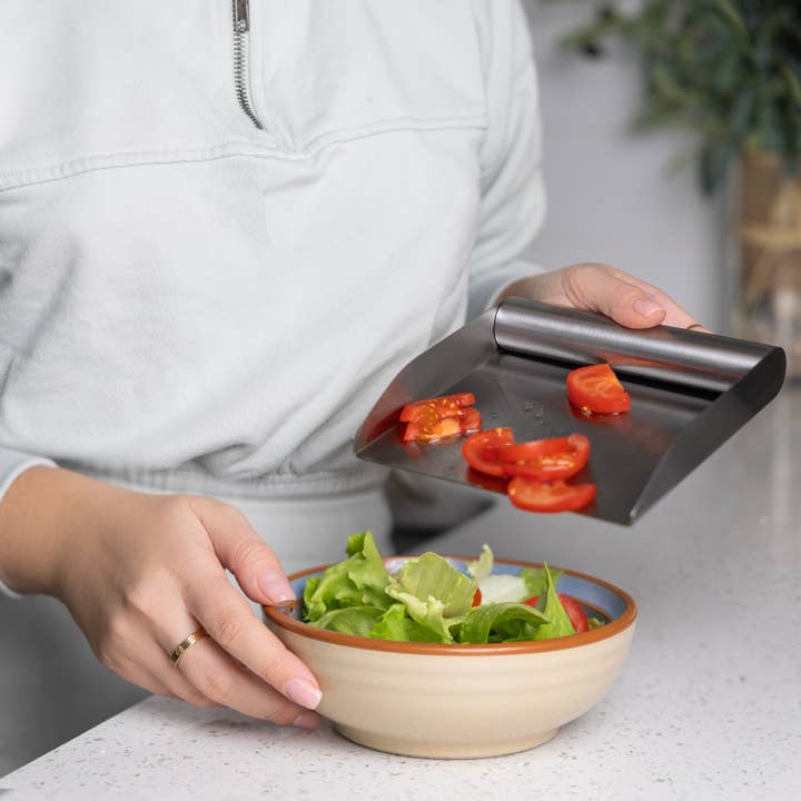 Fox Run Brands - Wholesale Kitchen tool/gadget - Fox Run Stainless Steel Kitchen Food Scoop, 6" Food Scraper1