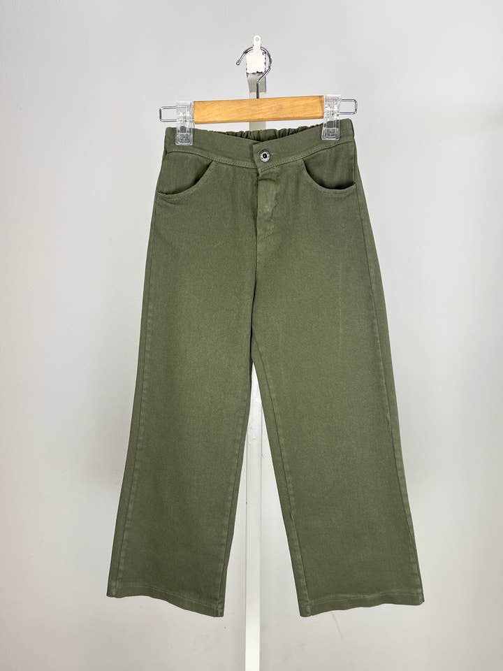 MINI MIGNON PARIS - Wholesale Pants - Kids - Girl's elastic high waist cotton loose-fitting pants9