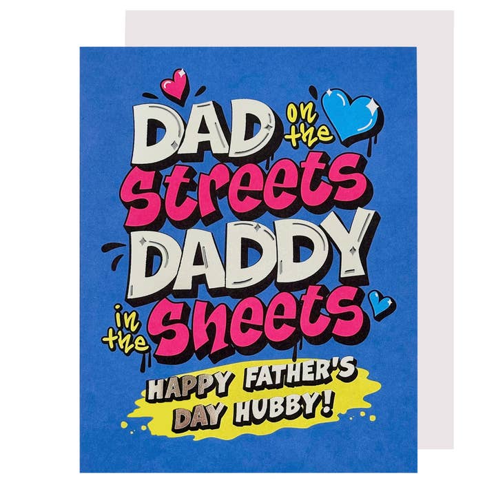 Vader Straatkunst Vaderdagkaart voor wholesale door The Social Type