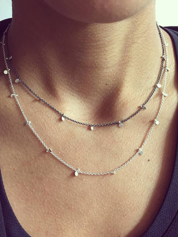 Disperse Confetti Necklace- 18 inches for wholesale by YedOmi Jewelry