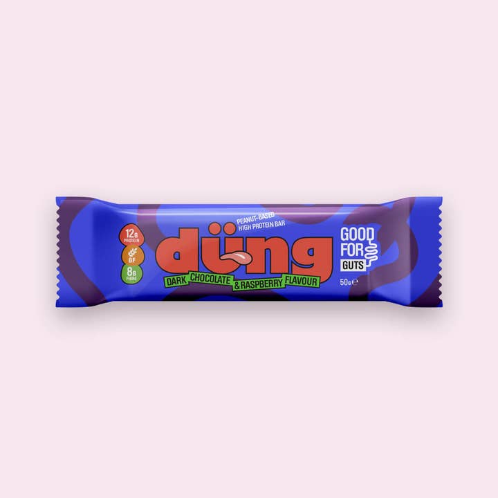 Dark Chocolate & Raspberry Premium Protein Bar for wholesale by Düng
