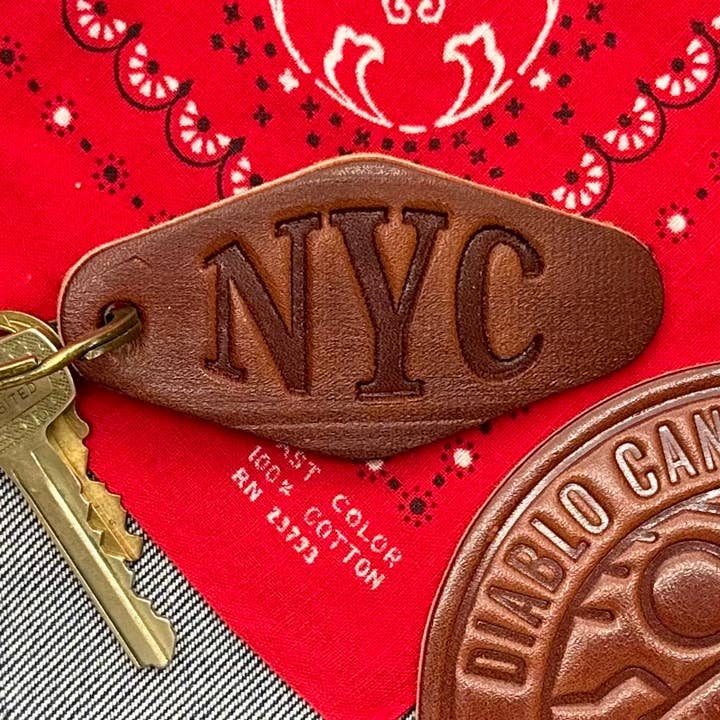 The Motel Keychain - NYC for wholesale by Diablo Canyon Workshop