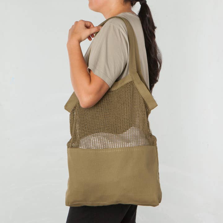 Danica Heirloom - Wholesale Grocery/Shopping Bag - Olive Branch Mercado Tote Bag