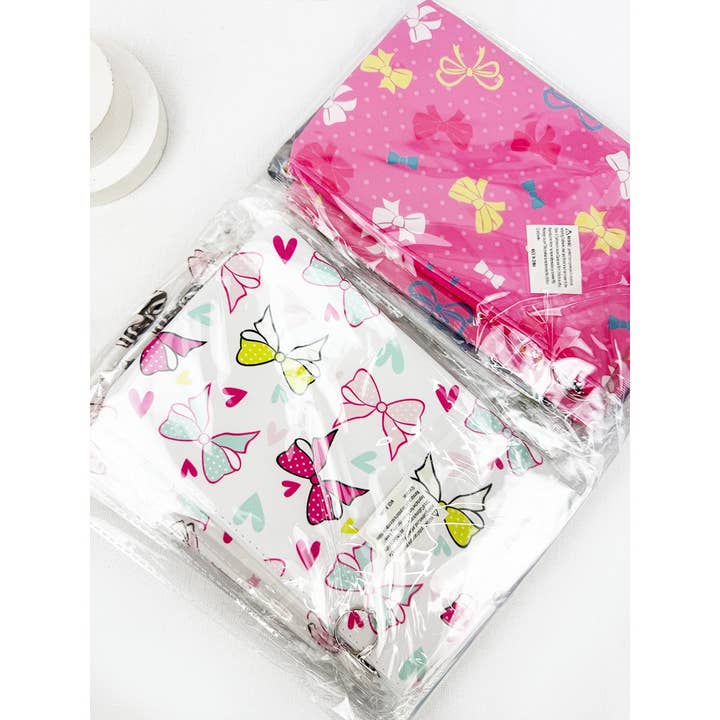 MIX COLOR Adorable Bow Theme Coin Purse with Key Ring for wholesale on Faire9