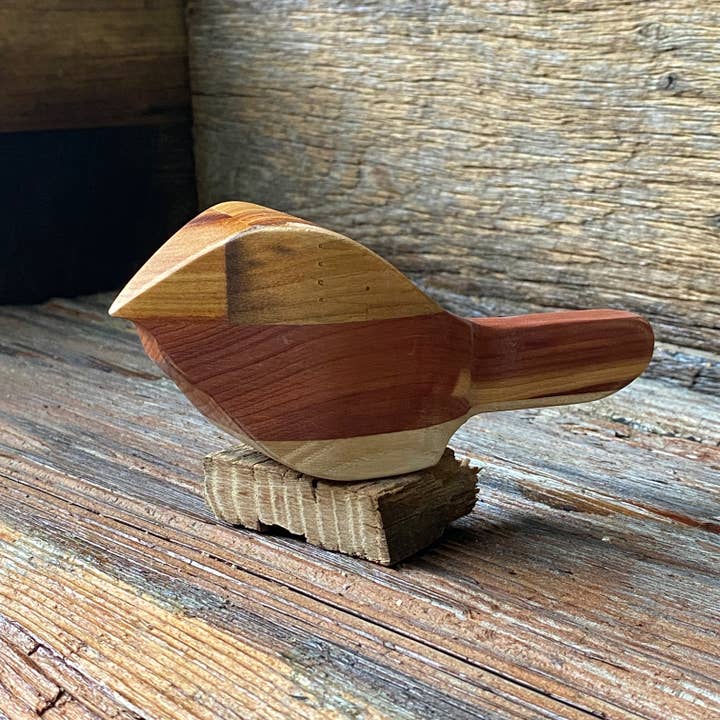 The Haven Woodshop - Wholesale Decorative Tabletop Object - Handcrafted Layered Wooden Birds27