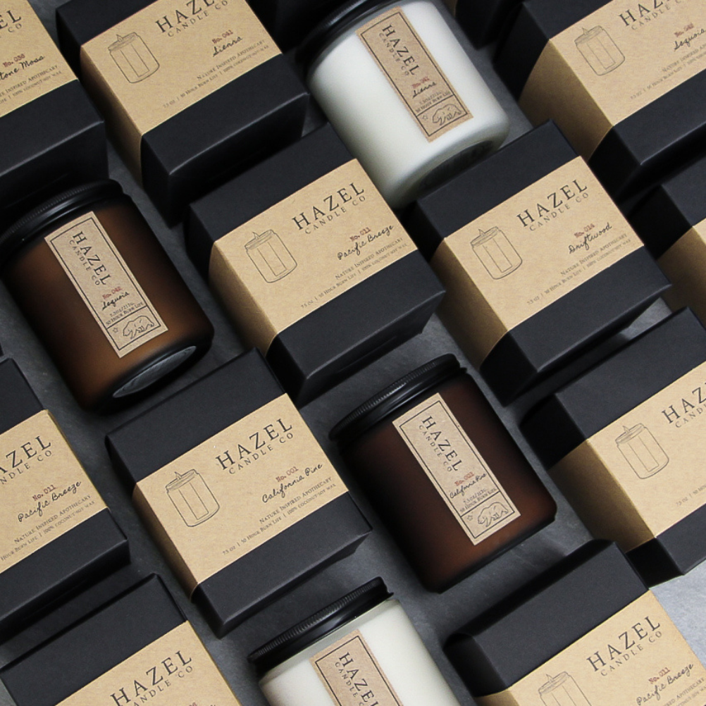 Hazel Candle Co. - Wholesale Jar/Filled Candle - California Pine Candle2