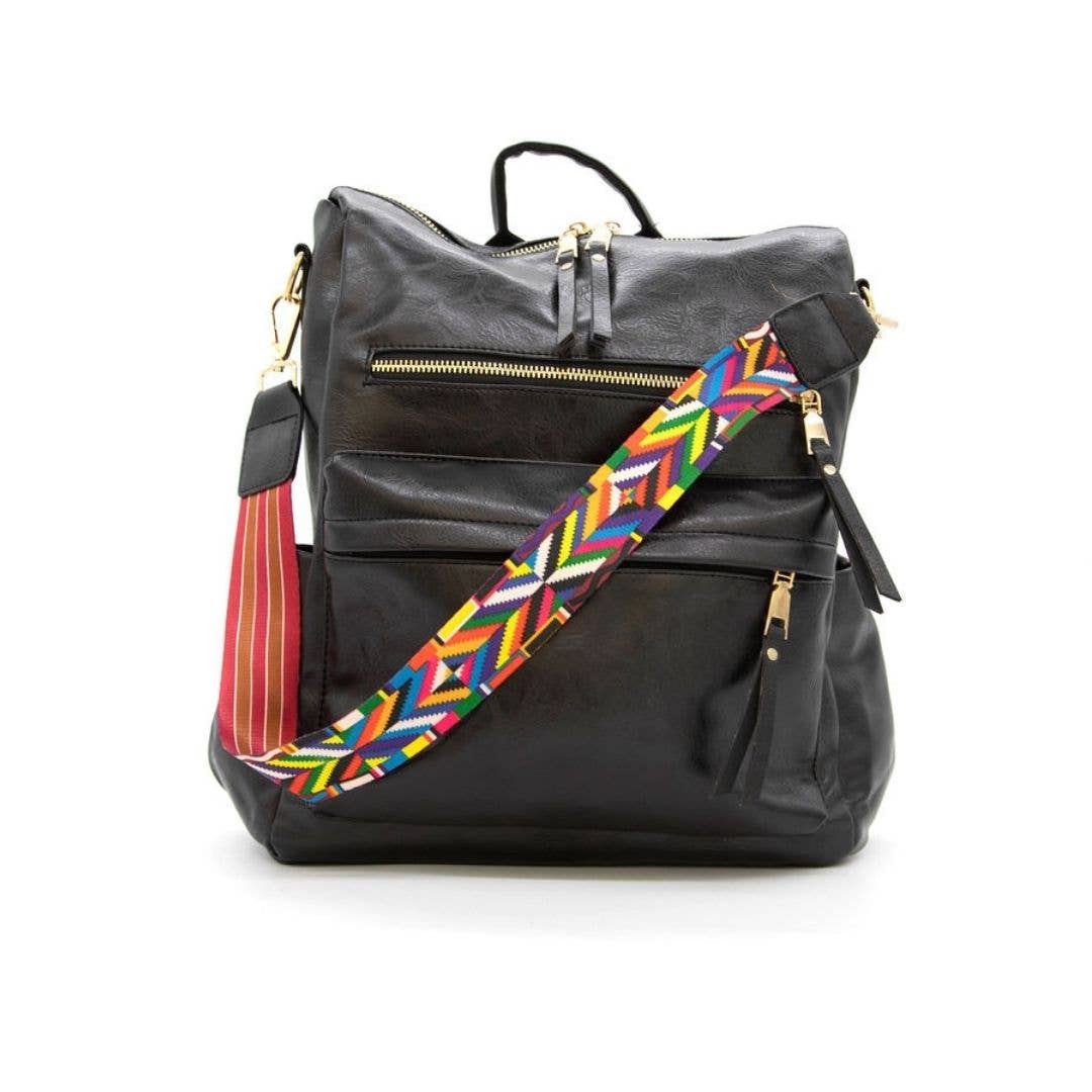 modern and chic - Wholesale Backpack - Women's - Brielle Convertible Backpack Shoulder Bag Carry All8