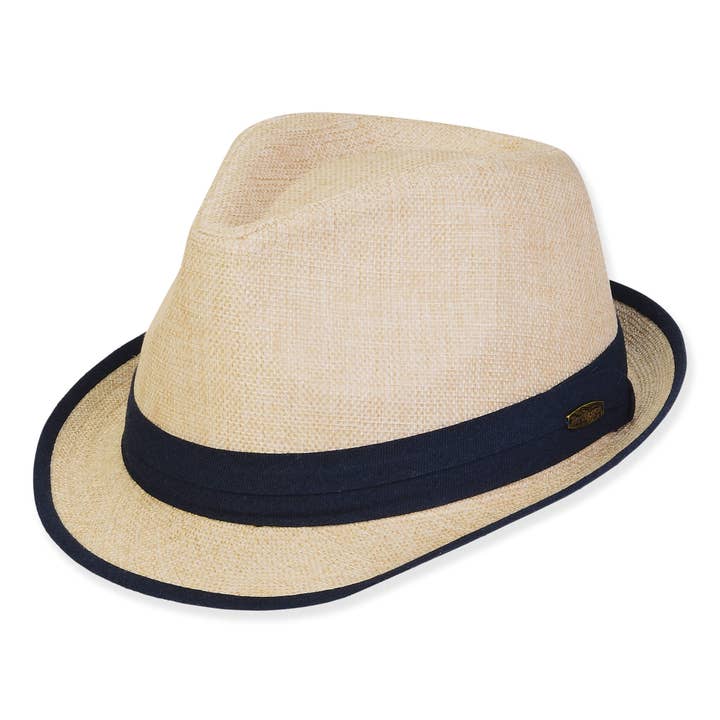 Neutral, Polyester Fedora, Brim 1.5" | HTT1207 ML for wholesale by Headwear & Handbag Collections by Sun 'N' Sand
