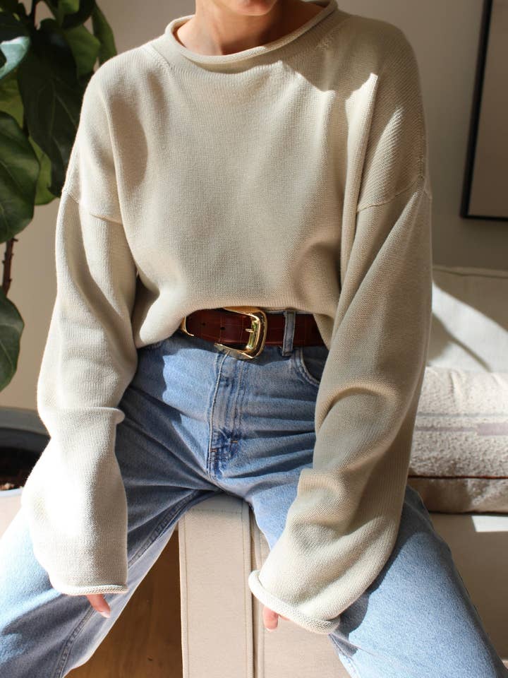 Luca Pima Cotton Pullover for wholesale by Na Nin