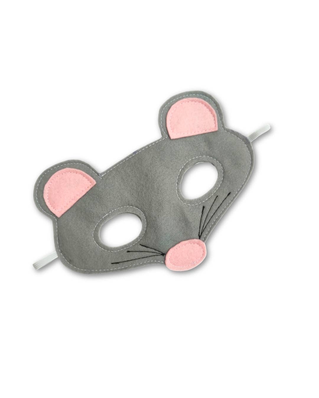 A is for Alice Costumes – wholesale Costume – Child – Kids Grey Felt Mouse Dress Up Mask 1
