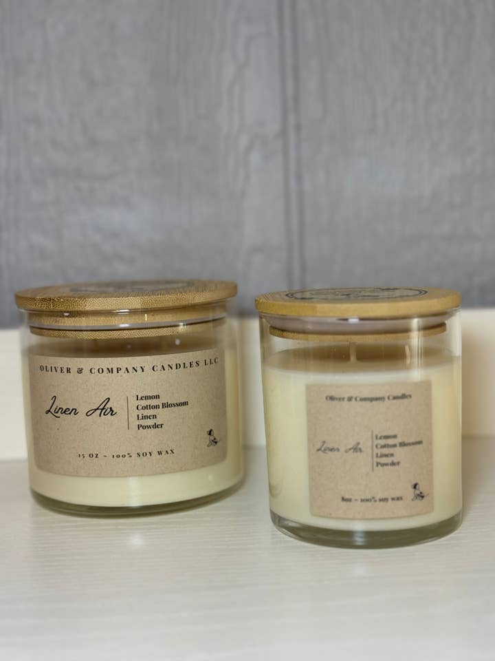 Linen Air for wholesale by Oliver & Company Candles