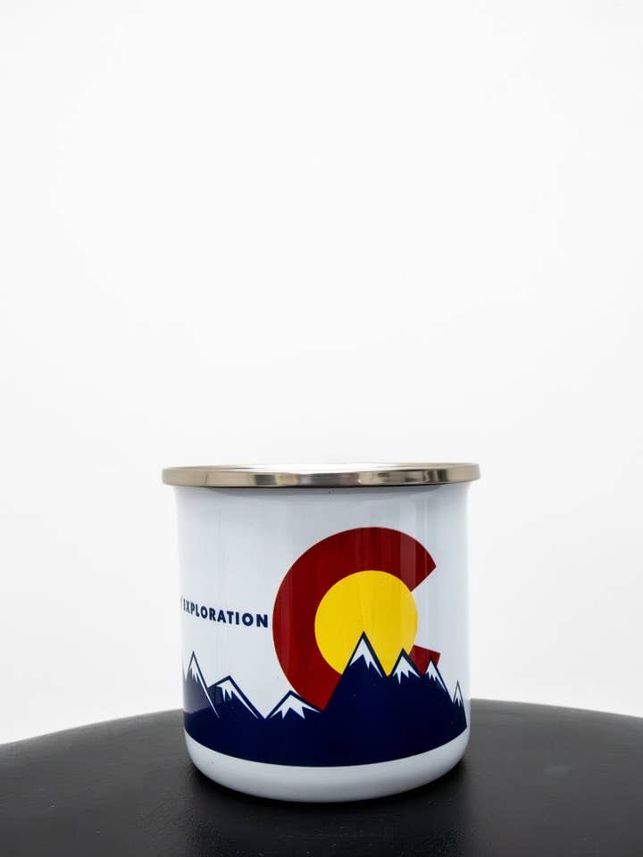 Colorado Camp Mug 12oz for wholesale by Colorado Threads
