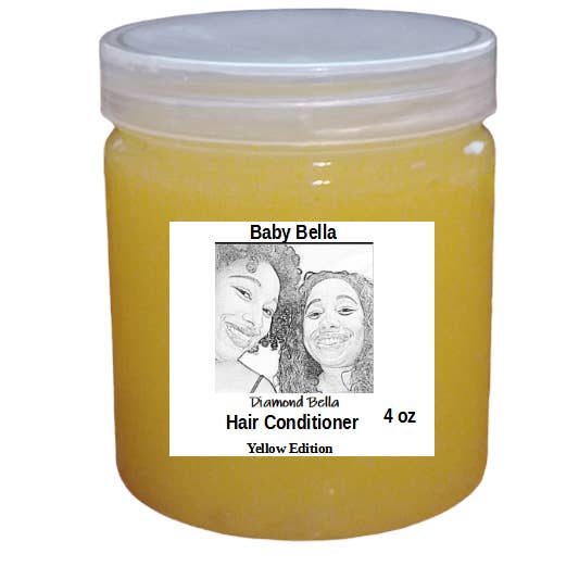 Revitalisant pour cheveux Baby Bella 4 oz (édition jaune) pour la vente par Diamond Bella