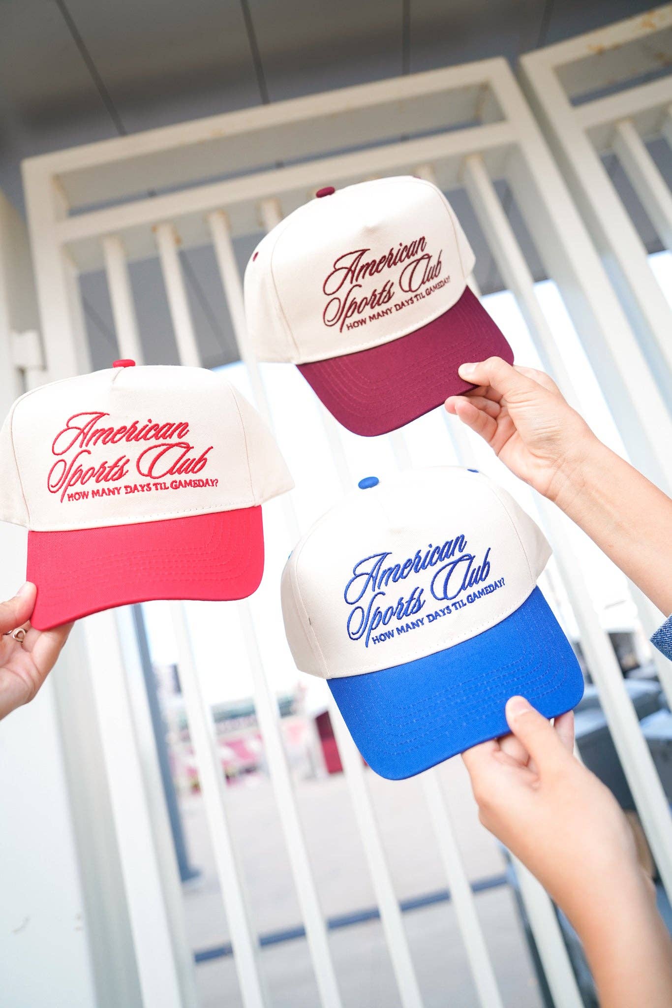 KENZKUSTOMZ - Vente Casquette de camionneur – femme - Casquette de camionneur vintage American Sports Club17