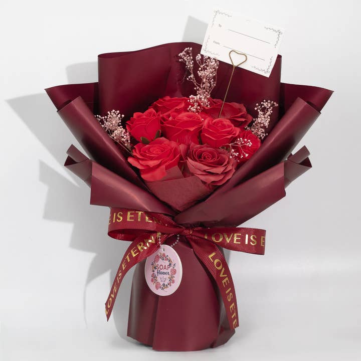 AW Artisan - Wholesale Artificial Flowers - Ramo Grande de Rosas Rojas - Love is eternal1