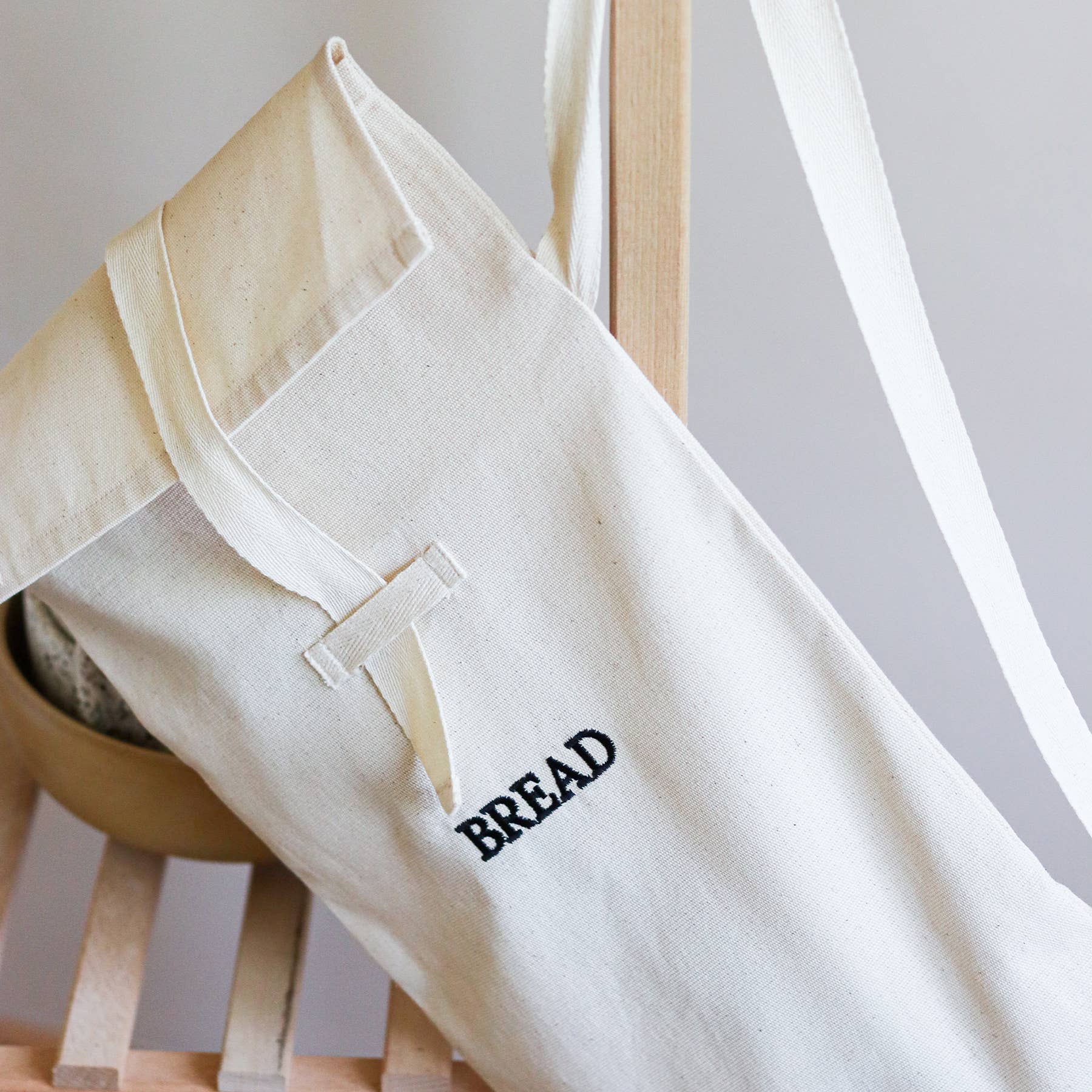 Beige & Stone USA – wholesale Livsmedelsförvaring omslag/väska – Canvasbomull Naturlig Portabel Brödpåse12