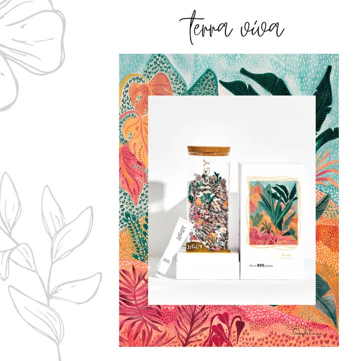 JIGGY Puzzles - Wholesale Puzzle - Adult - 800pc Puzzle & Glue Kit: Terra Viva by Gabriella Laruccia2