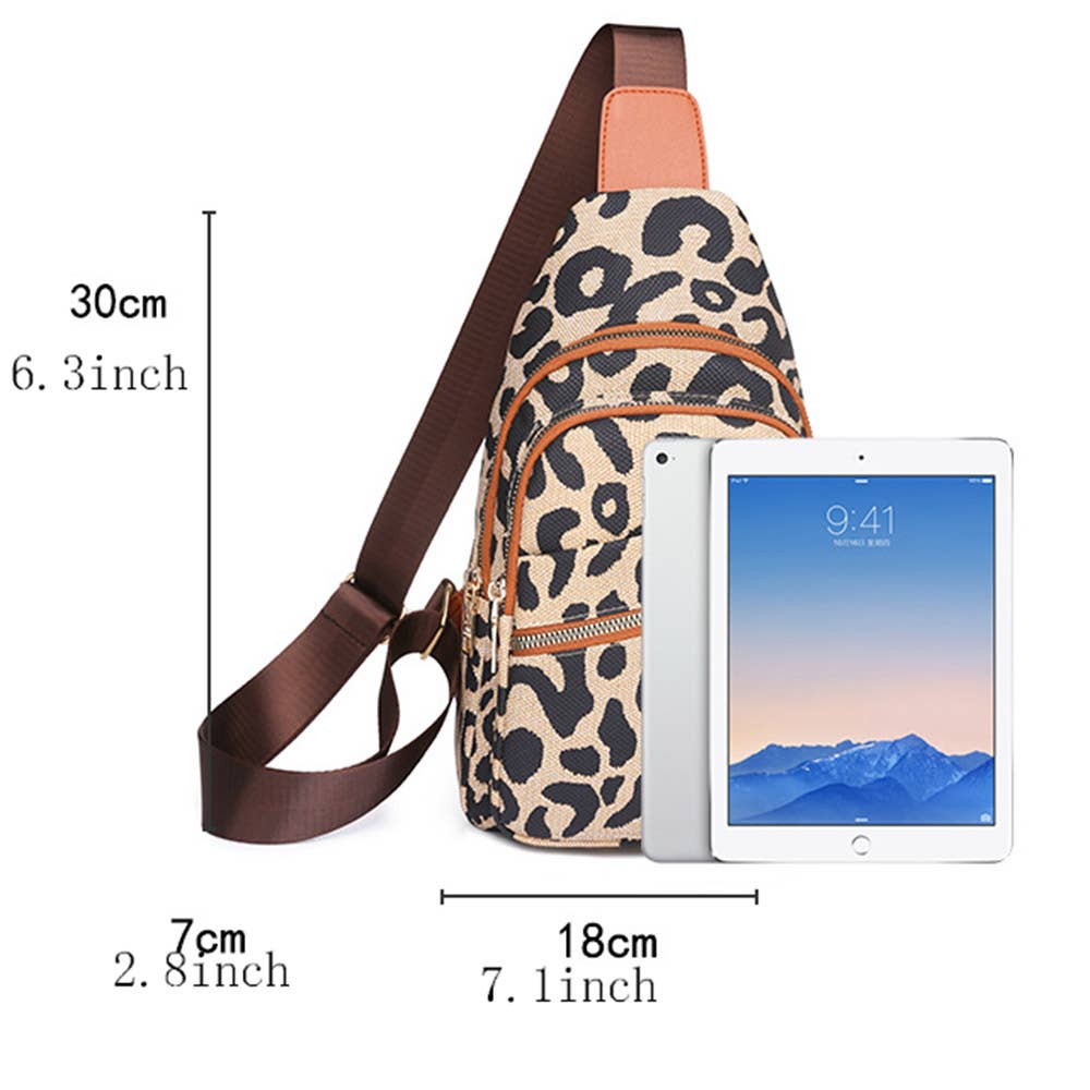 Brown Fashion Zipper Shoulder Bag for wholesale on Faire1