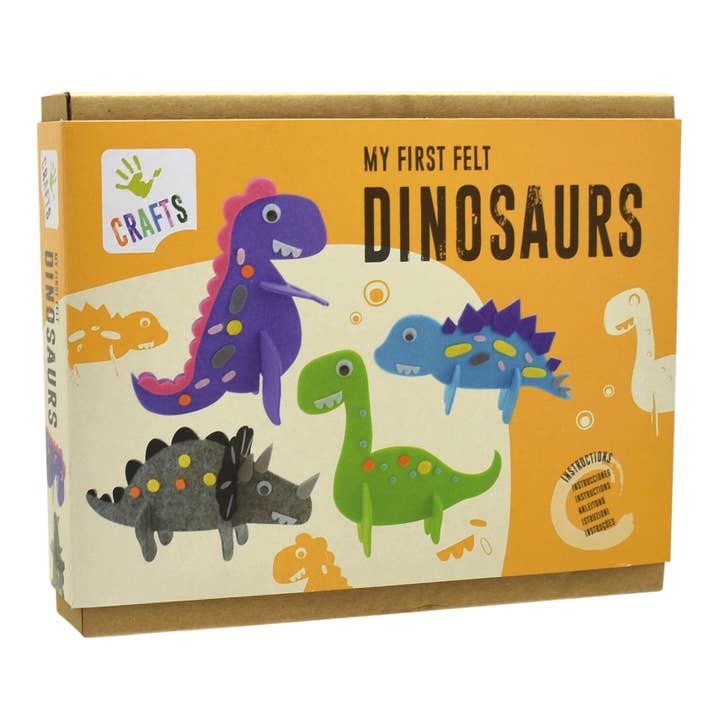 MES PREMIERS DINOSAURES EN FEUTRE pour la vente par TOYS SERVICE, SL. -ANDREU TOYS-