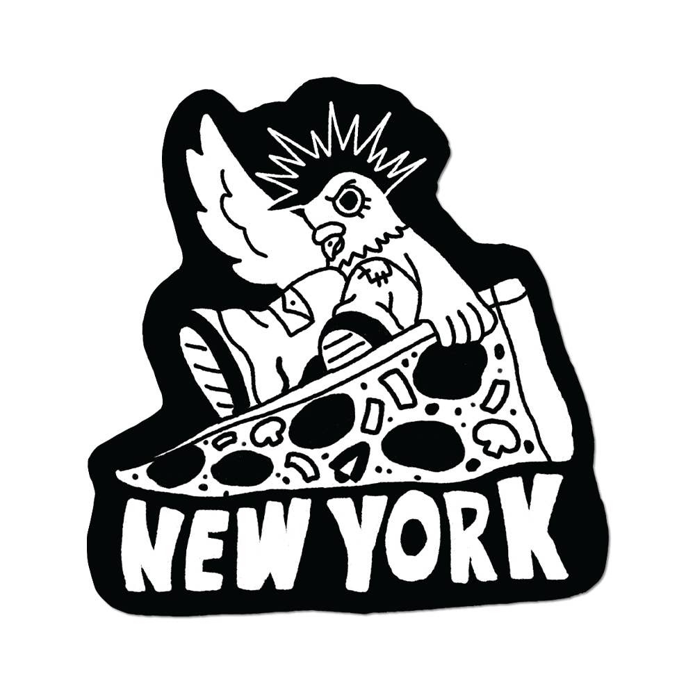Apply Stickers - Wholesale Sticker - New York Pizza Pigeon by Apply - Die-Cut Sticker