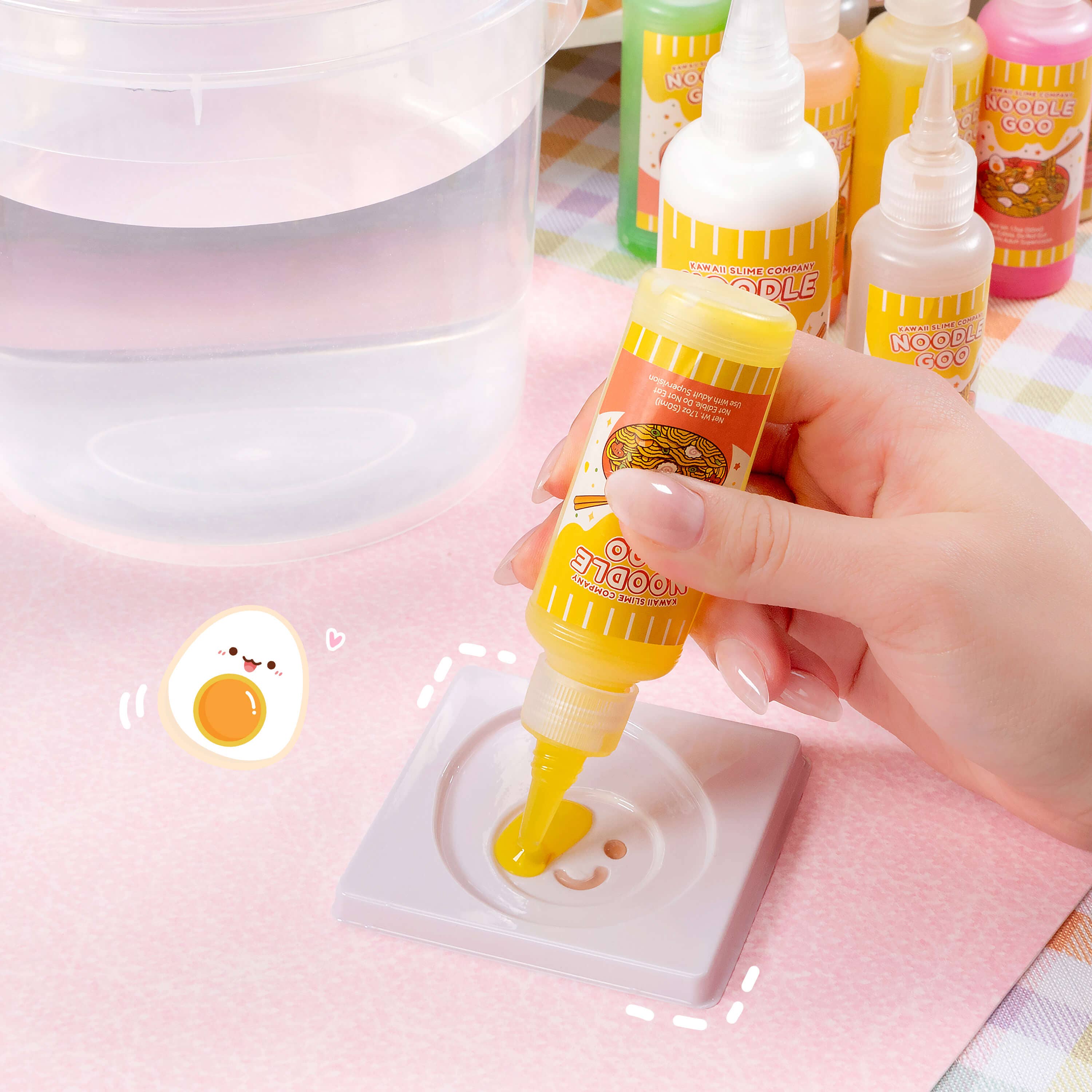 Kawaii Slime Company - Wholesale DIY Craft Kit - Kids - Instant Ramen Noodles Slime Science Kit (6pcs/case)9