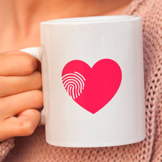 Tocar a caneca do coração por atacado de OTTSTUFF