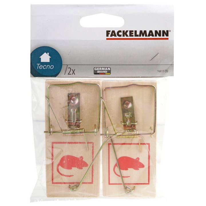 Fackelmann - Wholesale DIY Craft Kit - Fackelmann Wooden Mouse Trap Set of 25