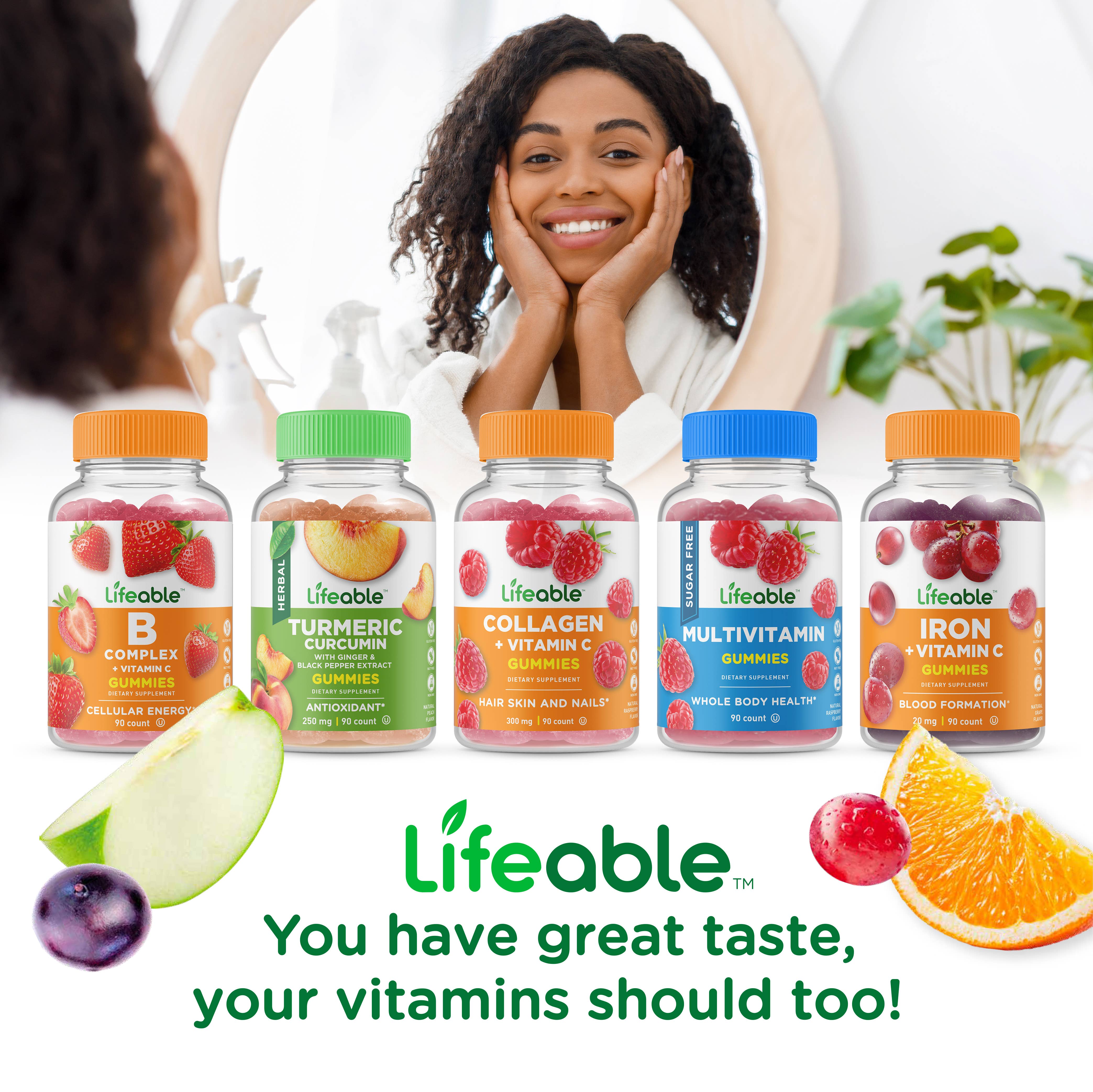 Lifeable - Wholesale Oral Supplement/Vitamin - Lifeable Sugar Free Biotin 5,000 mcg Gummies, Hair Skin Nail6