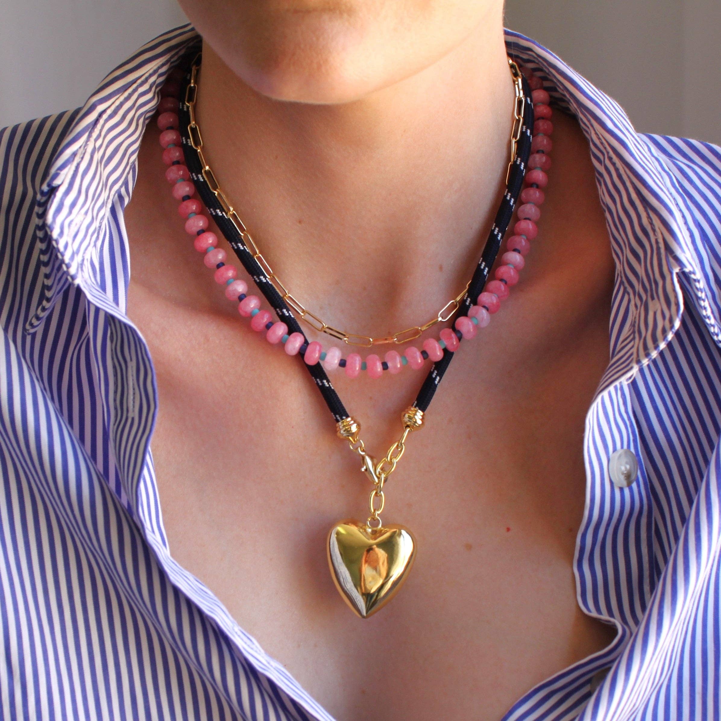 The Silver Wren - Wholesale Pendant/Charm Necklace - Winnie Cord Necklace, Handmade Fall Style 1