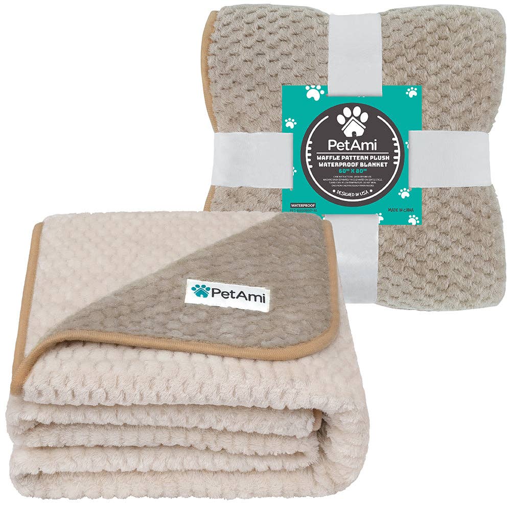PetAmi – wholesale Pet blanket – Cat/dog – Waterproof Waffle Textured Pet Blanket24