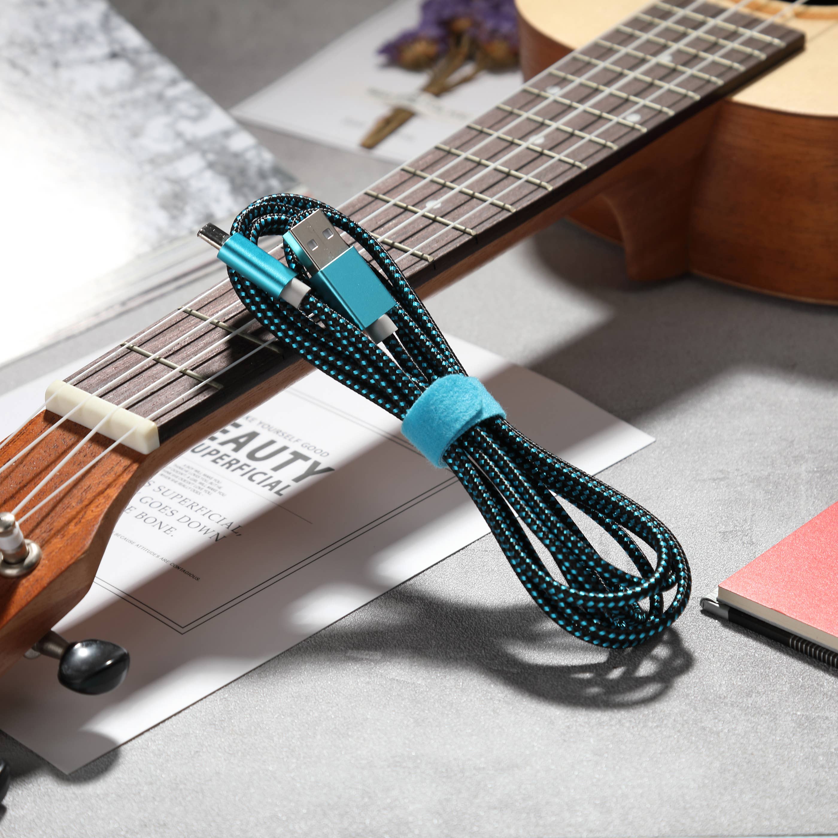 LAX Gadgets - Wholesale Charging Cable - Braided Rapid Charge Cables for Android Devices—Retail Pack9