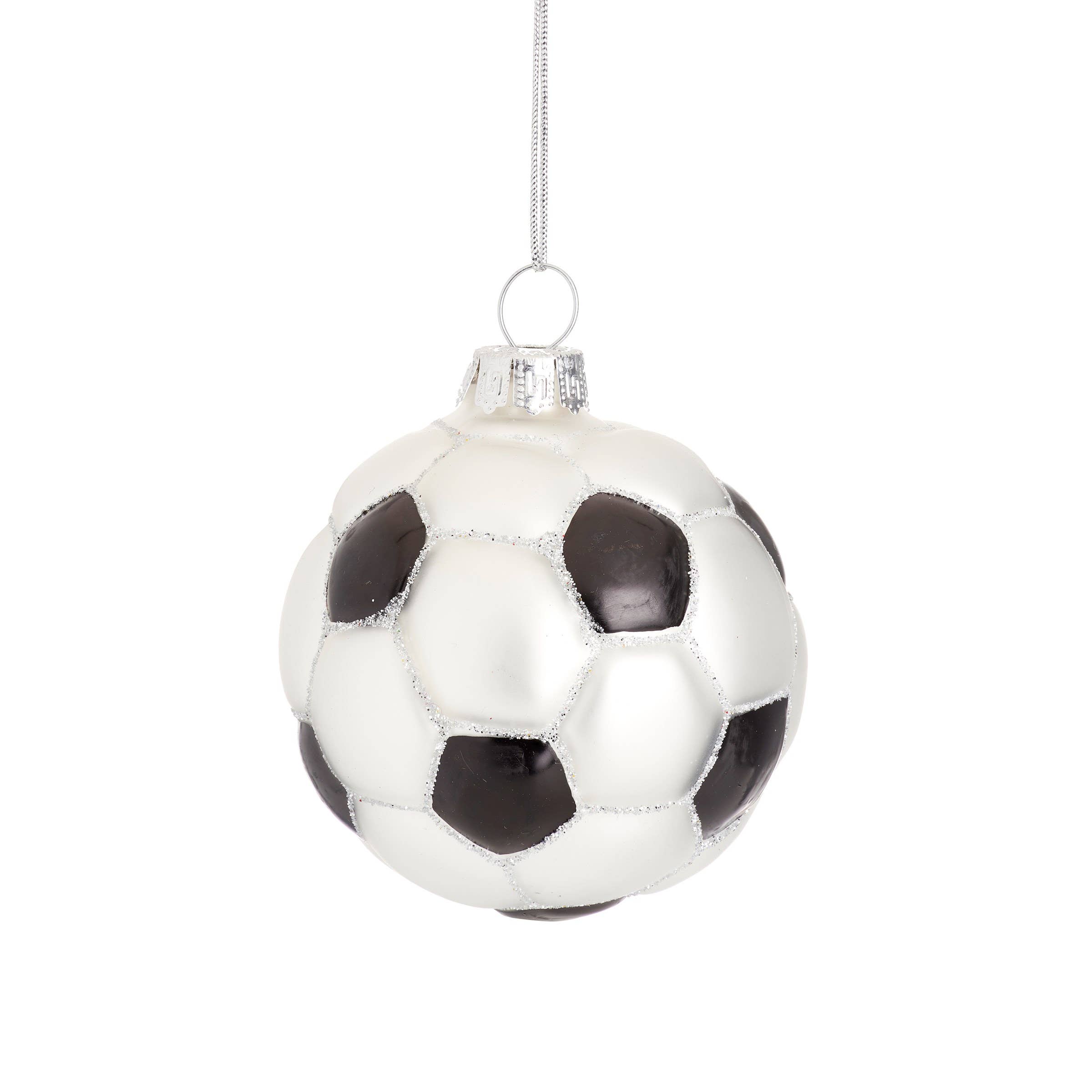 Sass and Belle – wholesale Christmas decoration – Football Shaped Bauble0